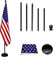 Indoor Flag pole with Base Telescoping 6FT-8FT