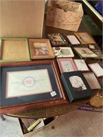 Picture frames. Assorted styles