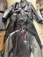 3 leather jackets