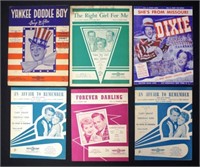 Various Music Sheets from American stars