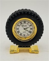 Small Tire Clock Made By Quartex