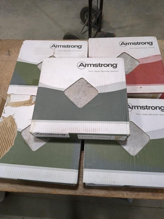 Armstrong Vinyl tile  Clear Creek 12" x 12" x