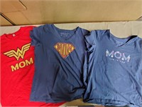3 mom shirts size large