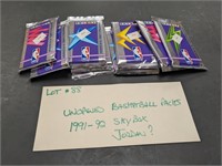 Unopened Sky Box Basketball Trading Cards