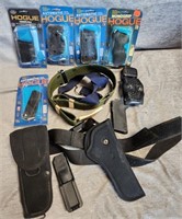 P - HOLSTER, PISTOL STOCKS, USMC BELT BUCKLE (F36)