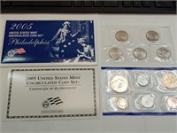 OF) UNC 2005 Philadelphia mint coin set