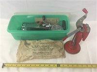 Vintage kitchen tools.