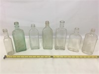 Assortment of old bottles.