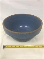Blue ceramic bowl.