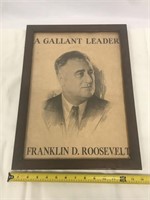 Franklin D. Roosevelt campaign poster.
