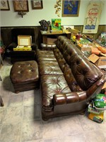 Stratford Sofa & Ottoman-(in basement)