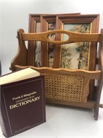 Magazine Holder, Three Pictures, 1980 Dictionary