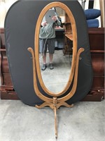 Oak Cheval Mirror