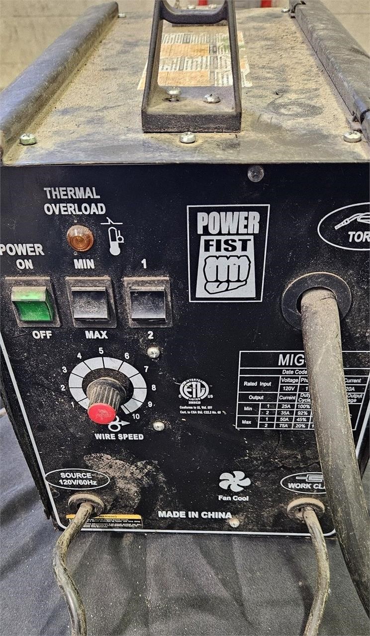 PowerFist Mig-136 welder.