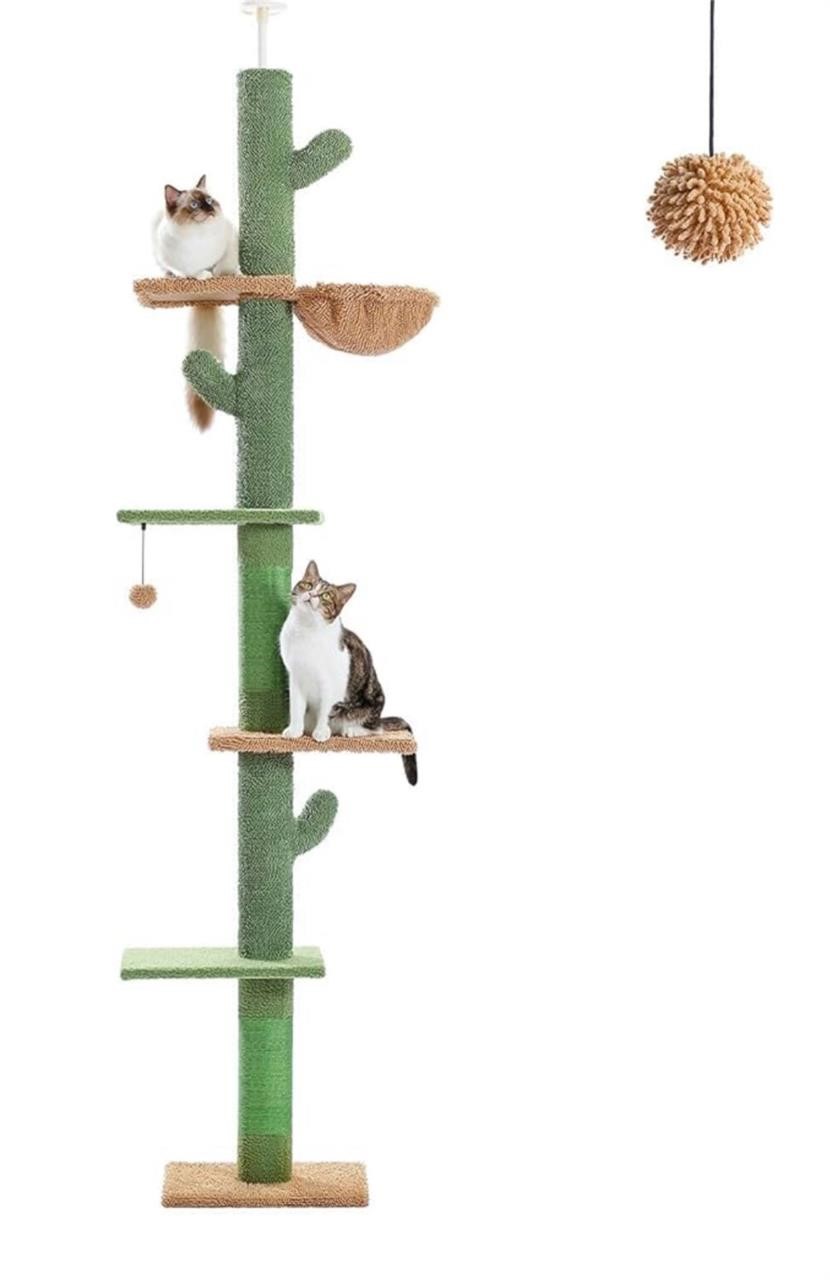 PAWZ Road Floor to Ceiling Cactus Cat Tree