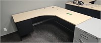 65x65 in L-shaped desk
