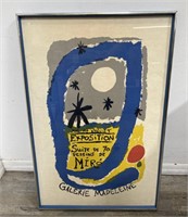 Joan Miro poster Galerie Madeleine