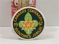 1967 Patch Canada's Centennial Scouting Jubilee