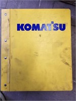 1 Box Komatsu Shop Manuals Various Models.