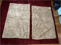 pair of new area rugs