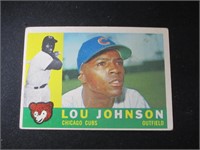 1960 TOPPS #476 LOU JOHNSON CHICAGO CUBS