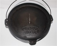 Wenzel 1887 cast iron dutch oven w lid