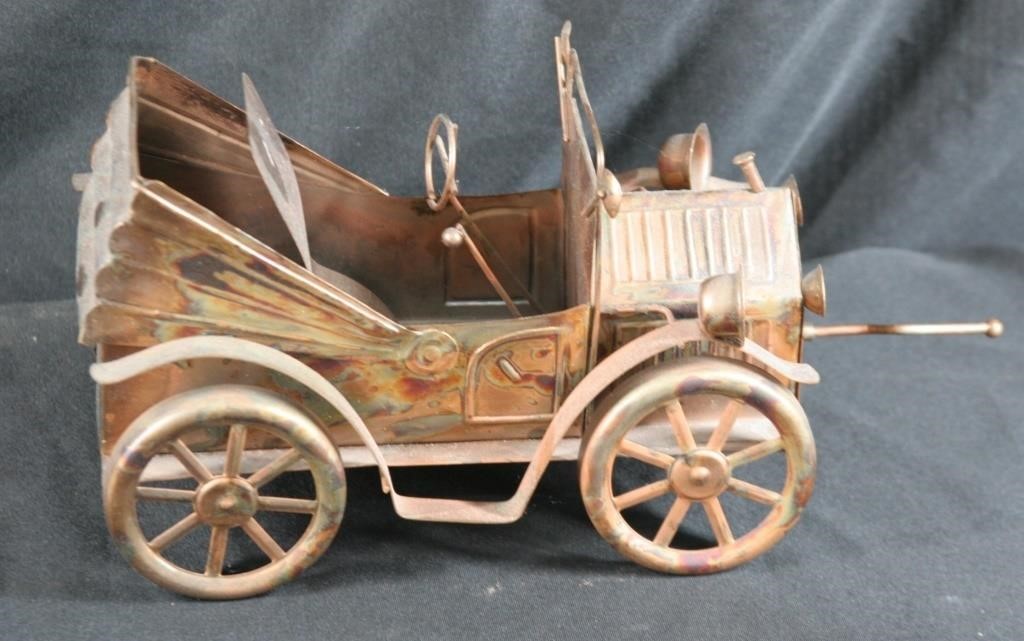 Antique Car Cooper Replica w/Music Box 12x5x6