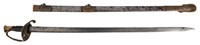 Confederate M1860 Light Cavalry Sword & Scabbard