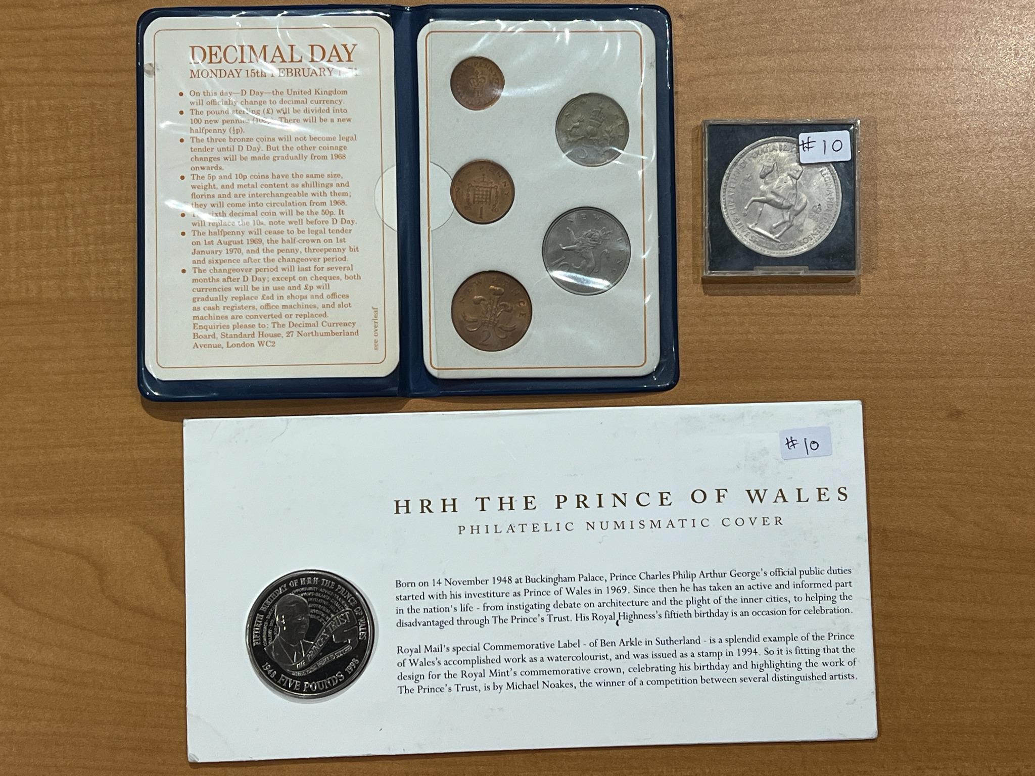 British Coin Set and Coins