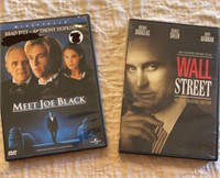 D4) Meet Joe Black and Wall Street Dvd
