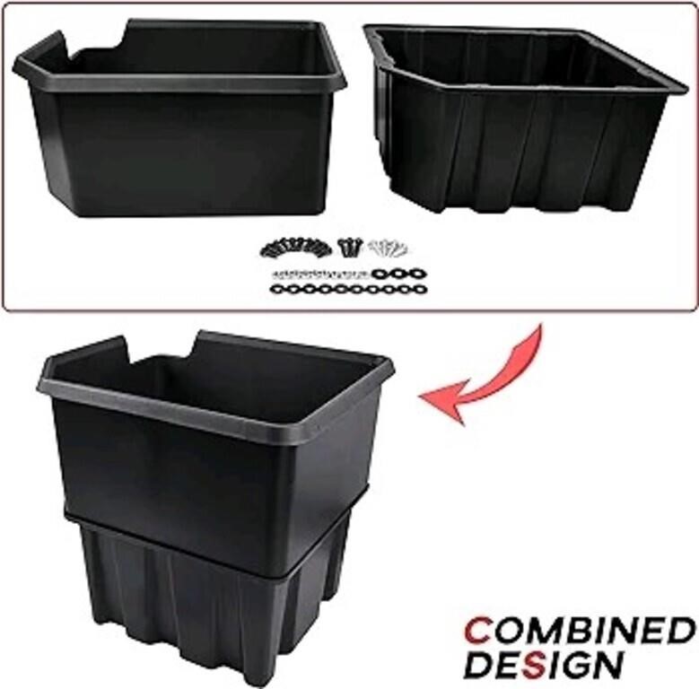 SAUTVS Under Seat Storage Box for Polaris Ranger X