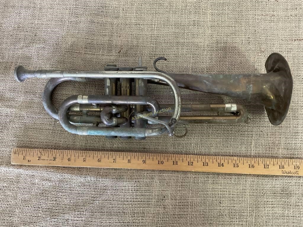 Vintage trumpet. Was it "Custer’s Last Stand"???