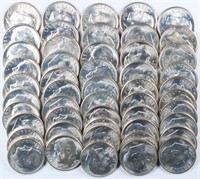 Tube of 50: 1953-S BU 90% Silver Dimes