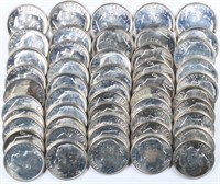 Tube of 50: 1952 BU 90% Silver Dimes