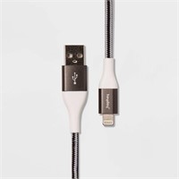 10' Lightning to USB-a Braided Cable - Heyday™ Bla