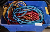 PLASTIC TOTE W/5 EXTENSION CORDS