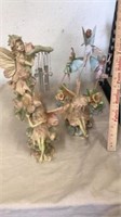 Group of fairy statues