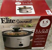 Elite Gourmet Slow Cooker 1.5 Quart