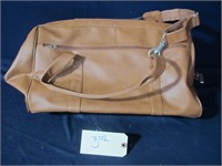 Nice Designer Brown Leather Duffel Bag
