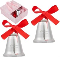 2 Pack Christmas Bell Ornaments