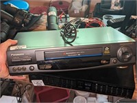 Panasonic VHS player and remote