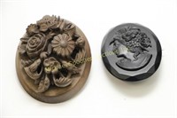 VICTORIAN MOURNING BROOCH, PLUS