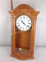 Oak Howard Miller dual chime clock