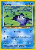 Pokemon TCG Cards Poliwag 62/75 Neo Discovery