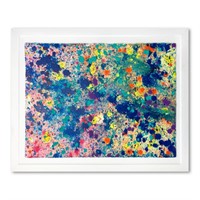 Wyland, "Coral Colors 79" Framed Original Watercol