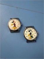 DISNEY MICKEY / MINNY VINTAGE WATCHES