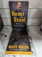 hasselrig book plus Cowher Heart and Steel