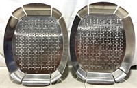 Stainless Steel Bbq Baskets 2 Pack (pre-owned)