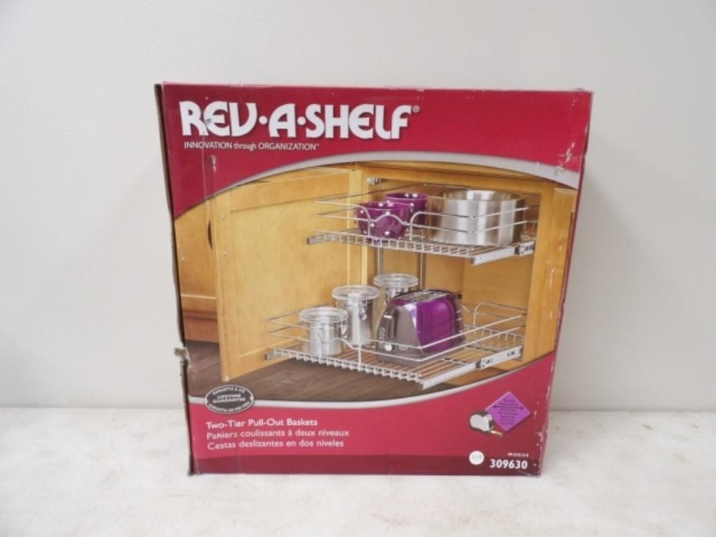 Rev A Shelf 2 Tier Pull Out Baskets 20.5 Opening