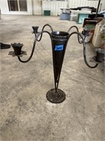 Unique Metal Vase/candlestick Combo